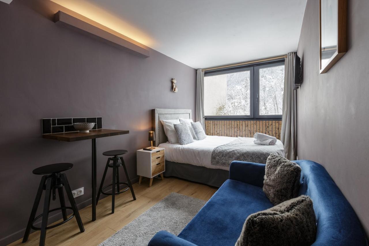 Beautiful Mountain View Studio By The Lake Chamonix Esterno foto